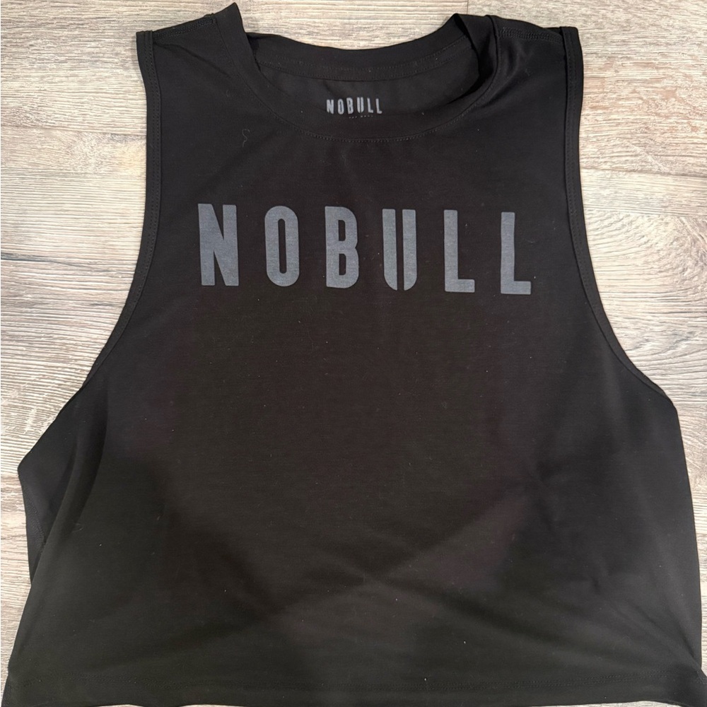 NOBULL Black Women's Logo Muscle Tank